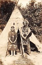 J39/ Native American Indian RPPC Postcard c1930s Rhinelander Wisconsin 151 picture