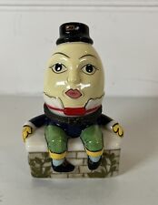 Vintage Humpty Dumpty Porcelain Hinged Trinket Box picture