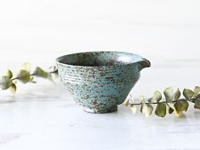 Ceramic Matcha Tea Set, Blue Gift Set - Bowl, Matcha Whisk, Holder, USA seller picture