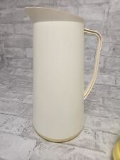 Vintage Carnation Company 2 Quart Pitcher With Stopper Lid Made In USA  picture