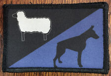 Sheep Dog Police Flag Morale Patch Tactical Military Army Hook Badge USA EMT  picture