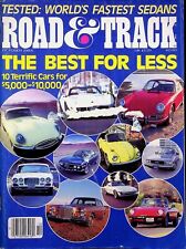 THE BEST FOR LESS - CAR AND DRIVER MAGAZINE, OCTOBER 1984 VOLUME 36, NUMBER 2 picture