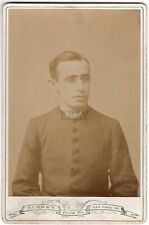 CIRCA 1890s CABINET CARD REVEREND HENRY McPAKE PRIEST WHO BURIED H.H. HOLMES picture