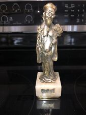 Belgium Lumedart Genuine Gold Plated Bronze Artistic Handwork Chinese Figure picture