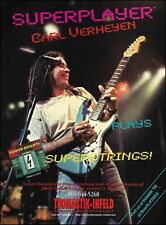 Supertramp Carl Verheyen 1998 Thomastik-Infeld Guitar Strings 8 x 11 ad print 2b picture