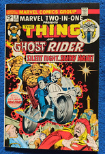 MARVEL TWO-IN-ONE #8. 1974, MARVEL. THE THING AND GHOST RIDER 9.4 NEAR MINT picture