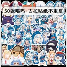 50pcs Anime Sticker VTuber hololive Gawr Gura accessories Cosplay Prop picture