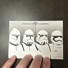 2021 Topps Star Wars Battle Plans sketch panoramic art card 1/1 Alex Mingo picture