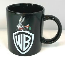 Warner Brothers Bugs Bunny Coffee Mug Vintage 1991 Black Ceramic picture