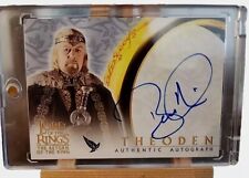 2003 Topps Lord of the Rings Return of the King Autograph Bernard Hill Theoden picture