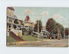 Postcard N. H. Veteran's Headquarters and Hotel Weirs, New Hampshire picture