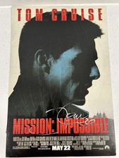 Tom cruise signed Mission Impossible 18x12 Poster With Video Proof picture
