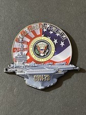 RARE TRUMP 2025 USS GEORGE WASHINGTON CVN-73 JAPAN TAKAICHI PRESIDENTIAL COIN picture