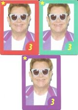 ELTON JOHN - Celebrity Who Is It? - set of 3 picture