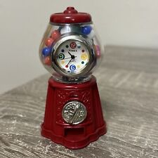 Vintage TIMEX Collectible Mini-Clock Gumball Machine Red picture