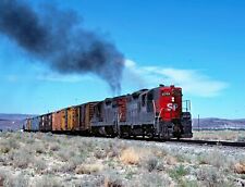 SOUTHERN PACIFIC TRAIN Leaving Silver Springs NV  8.5X11 PHOTO picture