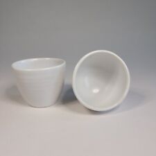 Two Egg Cups, Vintage White, , 1.5 inches tall, VTG, MCM, sake cup picture