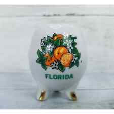Vintage Florida Souvenir Egg Cup with orange blossoms picture