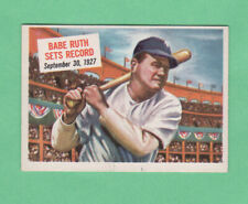 1954 Topps Scoop Babe Ruth Card Ex-nrmnt..super Nice card picture