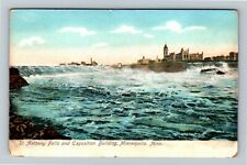 Minneapolis MN-Minnesota, St Anthony Falls, Exposition Building Vintage Postcard picture