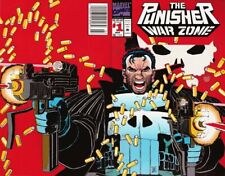 The Punisher: War Zone #1 Newsstand Die-Cut Cover (1992-1995) Marvel Comics picture
