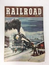 Railroad Magazine February 1950 Herb Moss Illustrated Cover picture