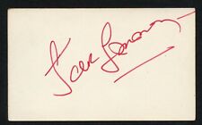Jack Lemmon d2001 signed autograph Vintage 3x5 card Actor The Guardian BAS Cert picture