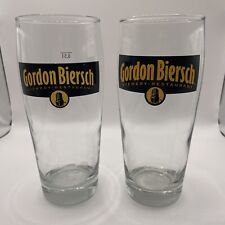 GORDON BIERSCH BREWERY RESTAURANT Beer 0.5L Willi Becher Style Set Of 2 Glasses picture