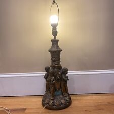 VINTAGE MID CENTURY LEVITON Agels FIGURE LAMP MADE IN USA- Works picture