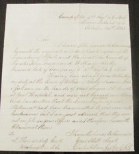 CIVIL WAR 47TH NEW YORK OFFICER LETTER MORRIS ISLAND SOUTH CAROLINA 1863 picture