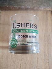 Usher Green stripe scotch whiskey picture
