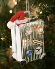 suitcase travel ornament Plastic picture