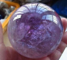 AAA+ NEW Natural Amethyst Quartz Crystal Sphere Ball Healing Stone 40mm + Stand picture