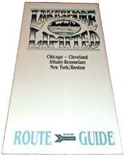 JANUARY 1993 AMTRAK LAKE SHORE LIMITED ROUTE GUIDE picture