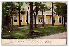 1907 Y.M.C.A. Camp Dining Hall, Lake Geneva Wisconsin WI Antique Postcard picture