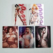 Katfight vs. Notti & Nyce Metallicards Full Set of 5 Metal Trading Cards picture
