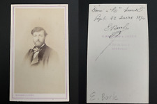 Emile Burle, Gap, Botanist, 1874 CDV Vintage Albumen Print.Théophile Le Comte picture