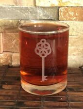 JOHN E. FITZGERALD Collectible Whiskey Glass 8 Oz picture