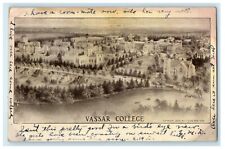 1909 Aerial View Of Vassar College Poughkeepsie New York NY Antique Postcard picture