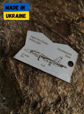 Collection Keychain of Russian combat airplane recycled in Ukraine picture