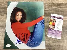 (SSG) Sexy HOLLY ROBINSON Signed 8X10 Color Photo 