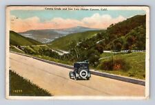 San Luis Obispo CA-California, San Luis Obispo Canyon, Vintage Souvenir Postcard picture