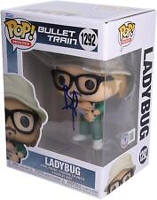Brad Pitt Bullet Train Autographed Ladybug #1292 Funko Pop Figurine BAS picture