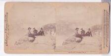 STEREOVIEW SUMMIT OF CLOUDS REST,HIGHEST POINT ABOVE YOSEMITE VALLEY CA,1894  picture