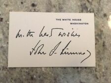 JOHN F. KENNEDY -- White House Signature Card -- VINTAGE ORIGINAL picture