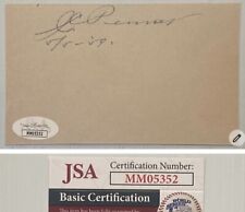 Entrepreneur JC J.C. Penney Signed Autograph 3x5 Cut Signature - JSA - FREE S&H picture