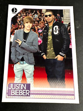 Drake With Justin Bieber 2010 Panini First Print Rookie RC Trading Card #145 picture