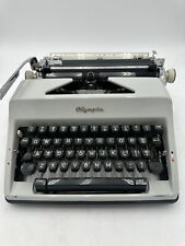 NEAR MINT Vtg 1960’s Olympia Deluxe Typewriter Portable, Manual Cursive Type picture