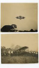 Original Vintage Photos of Charles Hamilton First Flight in New England picture