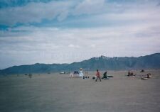 1990's BURNING MAN A Moment In Time In The Desert FOUND PHOTO Snapshot  96 6 G picture